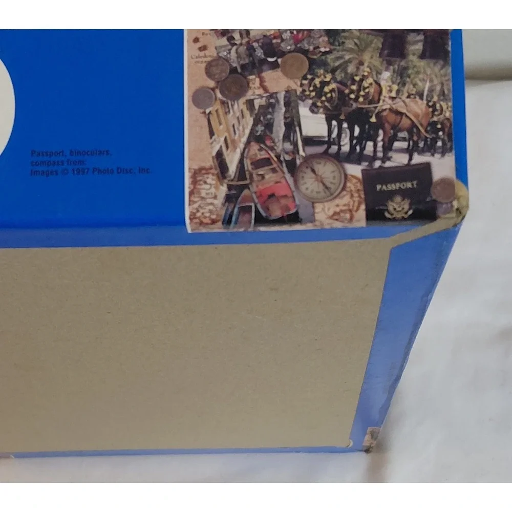 Vintage Guild Passport Travel Theme 500 Piece Jigsaw Puzzle New Sealed 1997